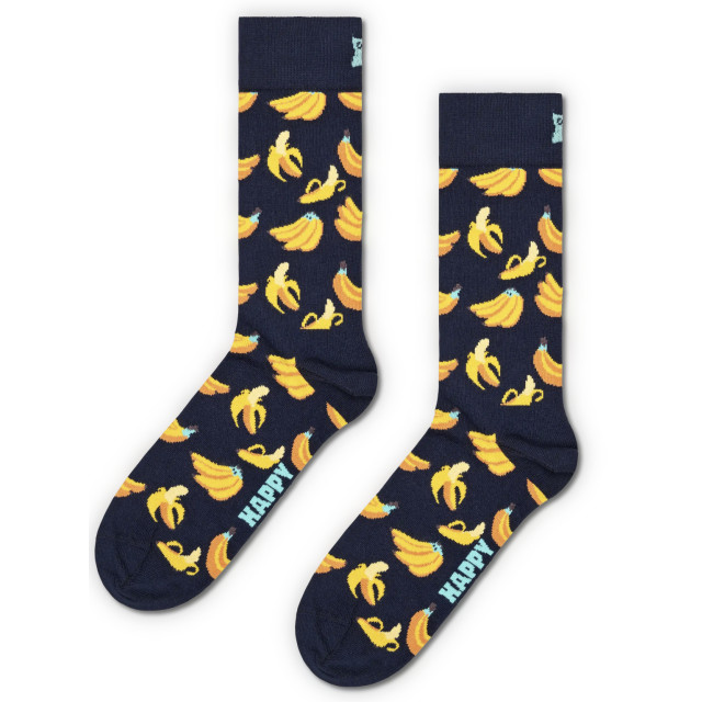 Happy Socks banaan maat en 41-46 Happy Socks - Banaan - Blauw Maat 36-40 en 41-46 large