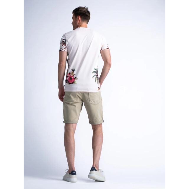 Petrol Industries Men t-shirt met botanische print M-1040-TSR673 large