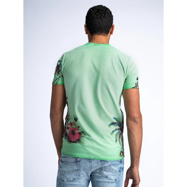 Petrol Industries Men t-shirt met botanische print M-1040-TSR673 large