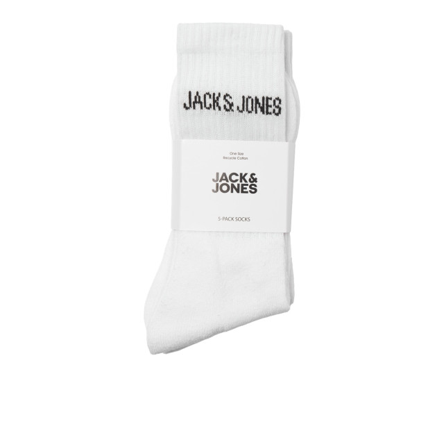 Jack & Jones Heren sportsokken jacregen tennissokken 5-pack one size 12266536 large