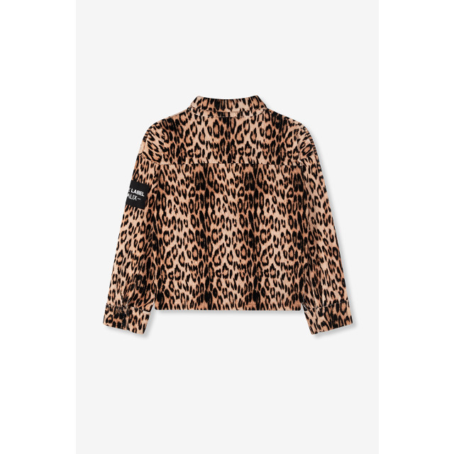 Alix The Label 2312965450 leopard velvet blouse 2312965450 Leopard Velvet Blouse large