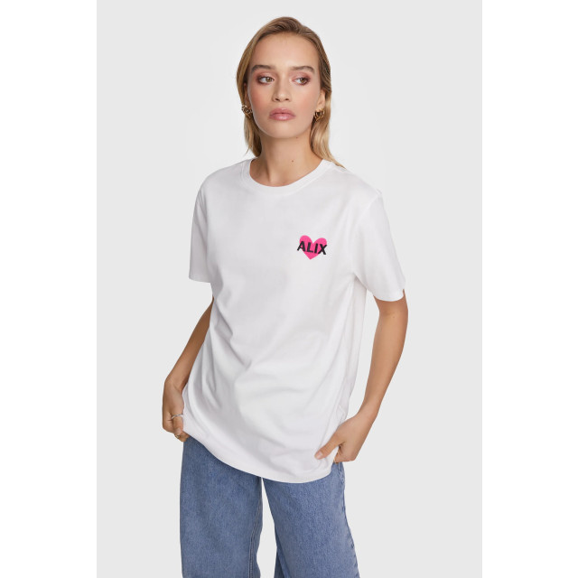 Alix The Label 2312819436 knitted alix heart t-shirt 2312819436 Knitted Alix heart t-shirt large
