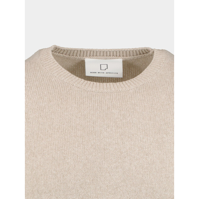Born with Appetite Pullover rex r-neck pullover 24105re21/820 sand 181688 large