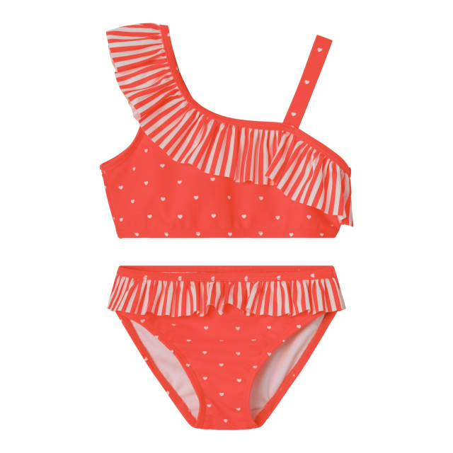 Name It Meisjes bikiniset kinderen nmfzedot hartjes print 13226747-Rood large