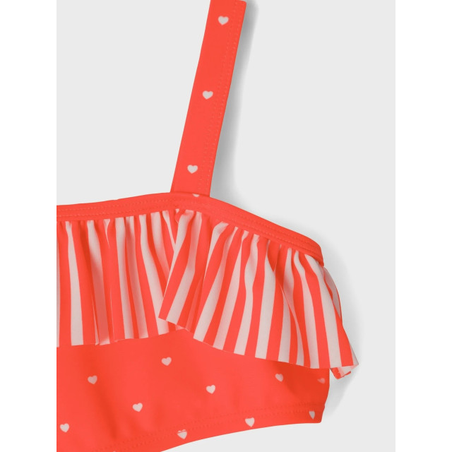 Name It Meisjes bikiniset kinderen nmfzedot hartjes print 13226747-Rood large