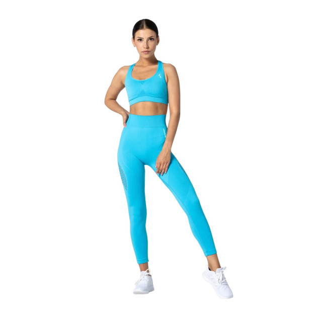 Carpatree Dames fase naadloze legging UTCC104_azure large