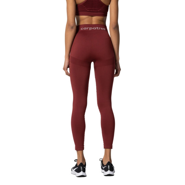 Carpatree Dames fase naadloze legging UTCC104_ruby large