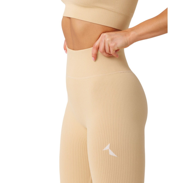 Carpatree Dames naadloos geribde legging hoge taille UTCC148_doublecreamyellow large