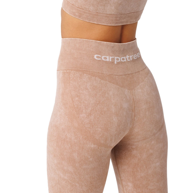 Carpatree Dames stone wash naadloze legging UTCC146_beige large