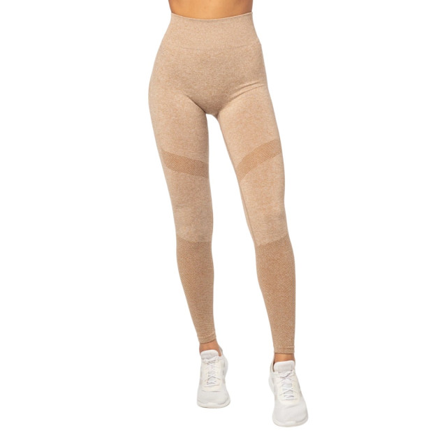 Carpatree Dames vibe melange naadloze legging UTCC162_beige large