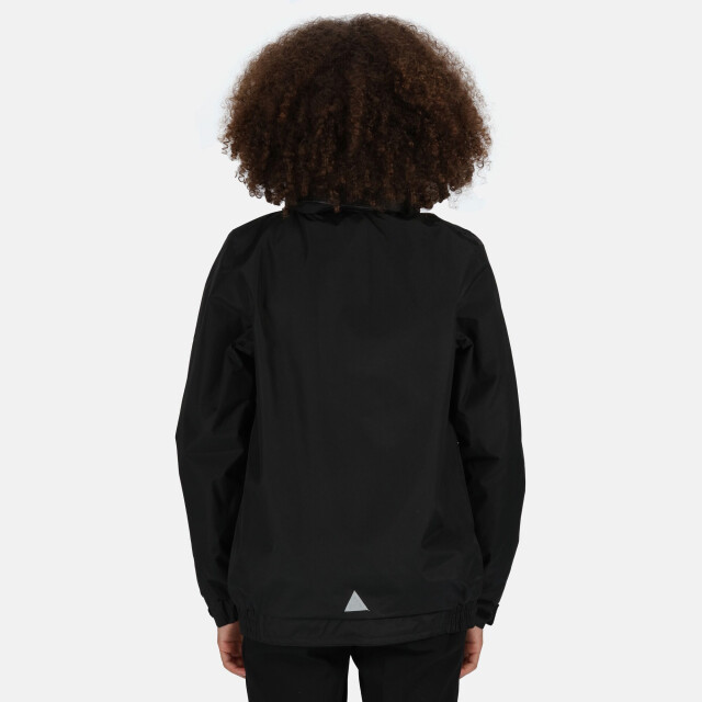 Regatta Kinderen/kinderen waterdicht windproof dover-jasje UTRG1604_blackash large