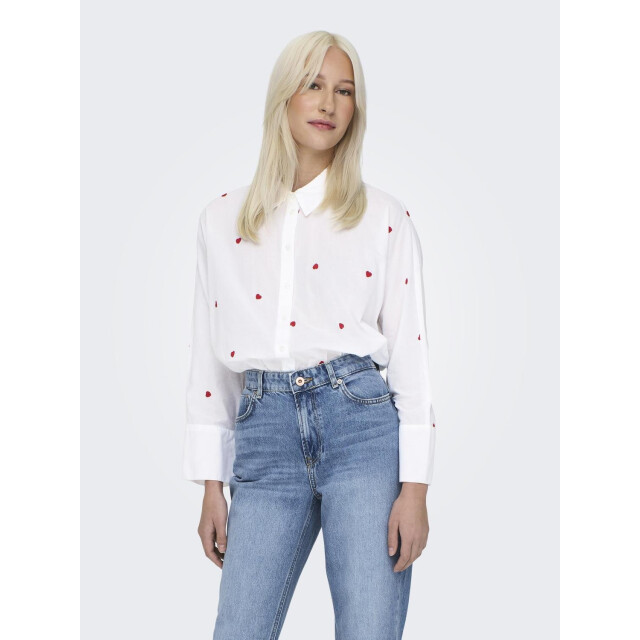Only Onlnew lina grace ls emb shirt noos 15283743 large