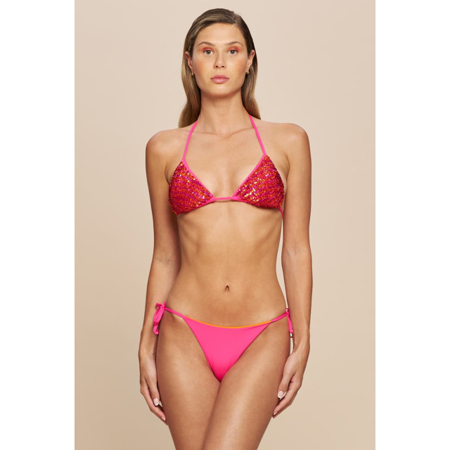 Pepita Driehoek bikini en kanten brief met pailletten PC1460 large