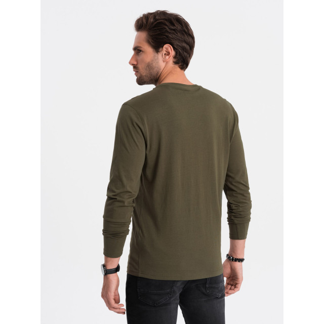 Ombre Longsleeve heren olijf - 0106-v7 OM-0106-V7 large