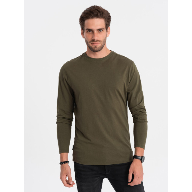 Ombre Longsleeve heren olijf - jidney OM-0106-V7 large