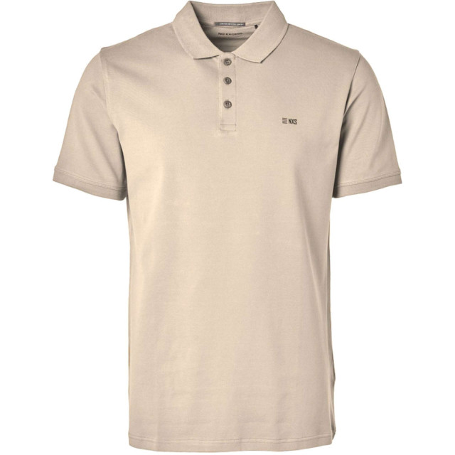 No Excess Polo korte mouw stretch cream 23390160SN-016 large