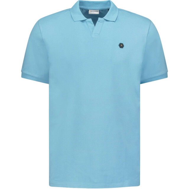 No Excess Polo korte mouw stretch aqua 23390361-036 large