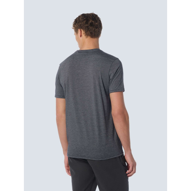 No Excess T-shirt korte mouw ronde hals met streep night 23360376-078 large