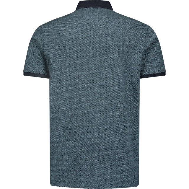 No Excess Polo korte mouw 2 kleuren jacquard night 23380303-078 large