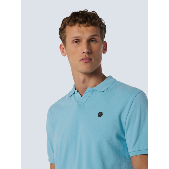No Excess Polo korte mouw stretch aqua 23390361-036 large