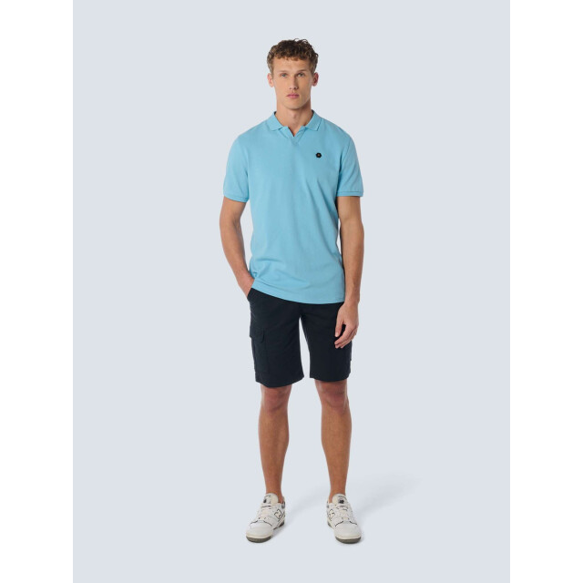 No Excess Polo korte mouw stretch aqua 23390361-036 large