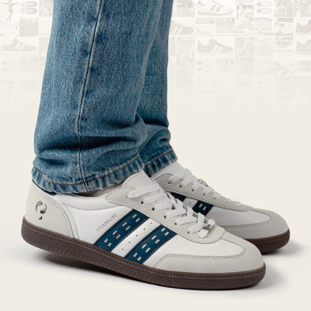 Q1905 Sneaker titanium wit/denim blauw QM1243549-000-3 large