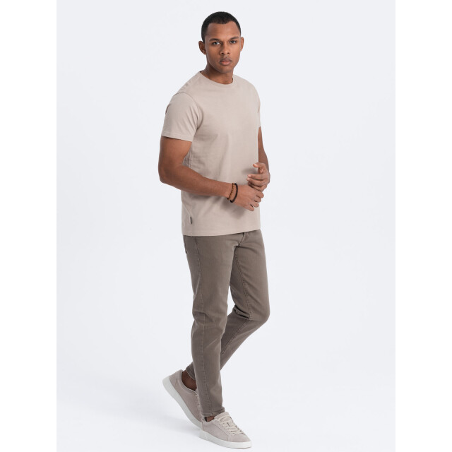 Ombre T-shirt heren warm grijs vidalgo OM-0146-7 large