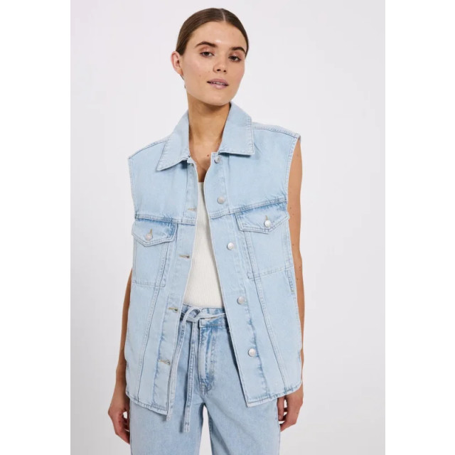 Norr Larisa denim waist coat - Larisa denim waist coat - NORR large