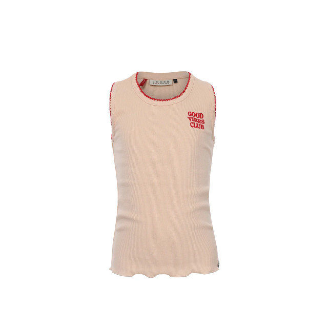 Looxs Revolution Tanktop rib jersey nude peach voor meisjes in de kleur 2413-7466-208 large