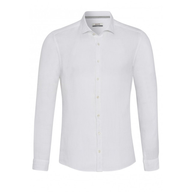 Pure 3805-21110 900 white plain heren overhemd lange mouw 900 White Plain/3805-21110 large