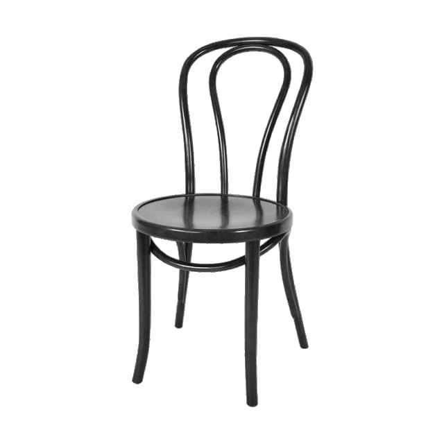 Fameg Vienna thonet no. 18 houten bistrostoel gebeitst 2036817 large