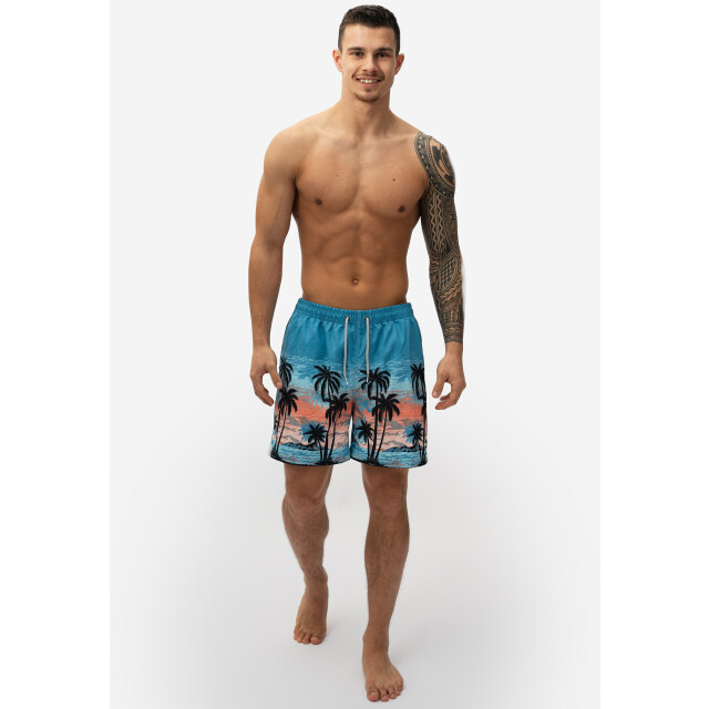 Happy Shorts Heren zwemshort strand palmbomen print HS-SW-1000 large
