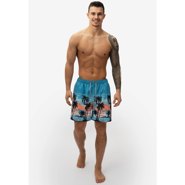 Happy Shorts Heren zwemshort strand palmbomen print HS-SW-1000 large