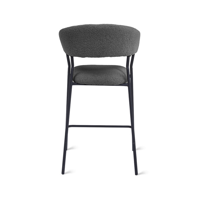 Multifurn 2x barkruk ava bouclé antraciet (set van 2) 2878698 large