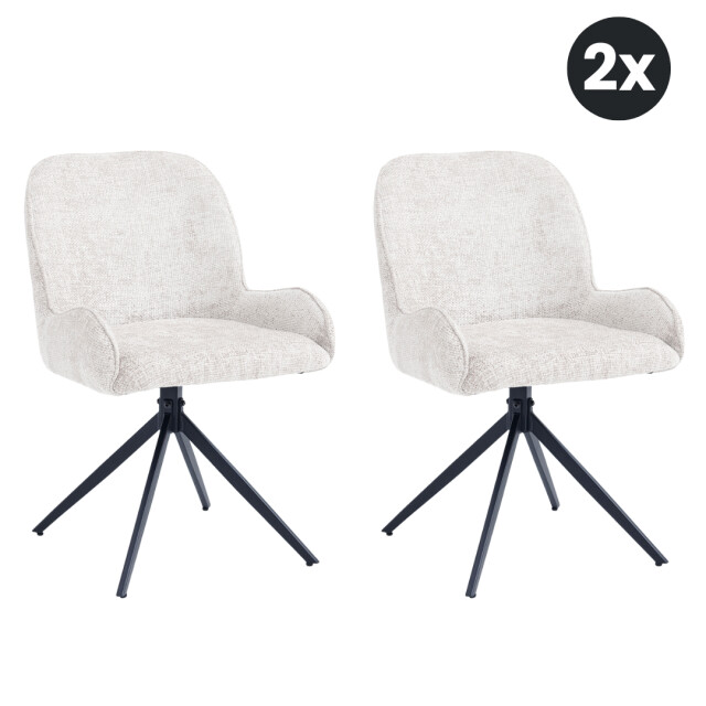 Multifurn 2x eetkamerstoel lily (set van 2) 2878681 large