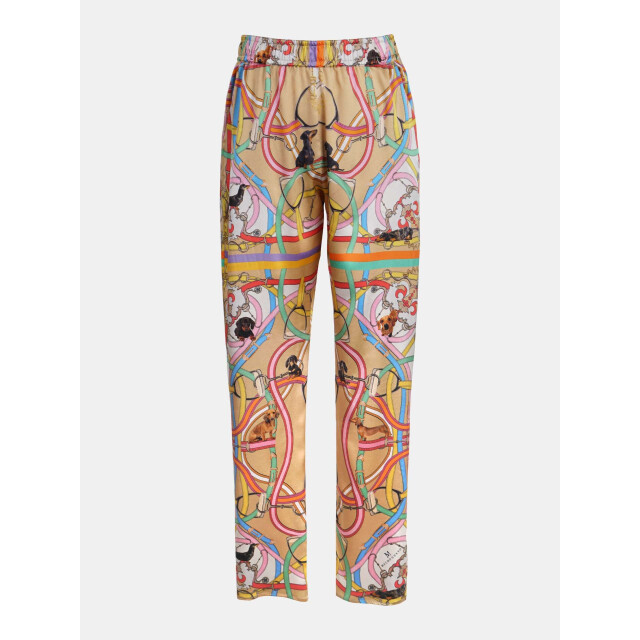 Mucho Gusto Zijden broek roma met teckel twist Zijden Broek Roma met teckel twist large