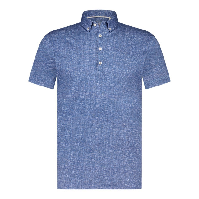 Blue Industry Polokraag korte mouw overhemd 4131.41 large