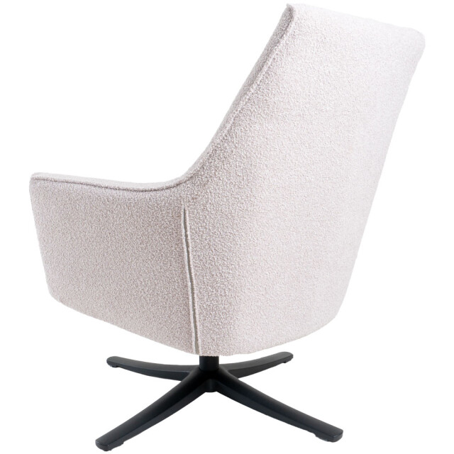 Home67 Fauteuil ties bouclé naturel 2881002 large