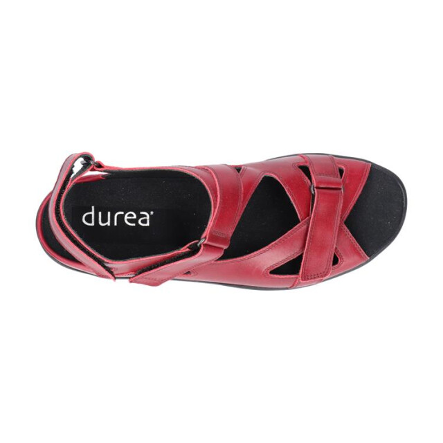 Durea 7258 wijdte H Sandalen Rood 7258 wijdte H large