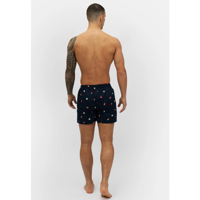 Happy Shorts Wijde kerst boxershort heren koekjes print HS-375 large