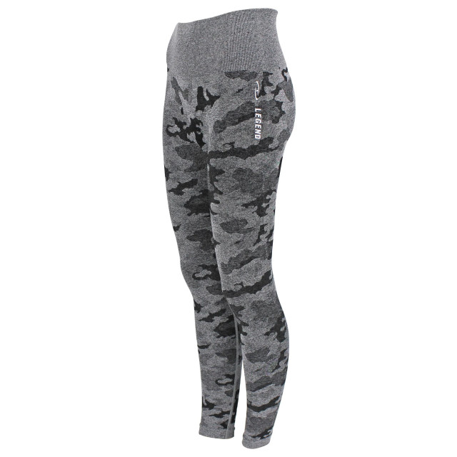 Legend Sports Dames sportlegging camo black Y4710010GRAY LEGGINGSL large