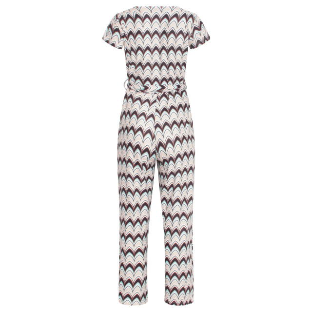 Smashed Lemon 24427 zachte stretch grafische print zomer jumpsuit 24427-998-M large