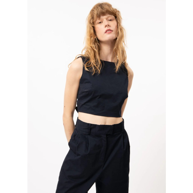 FRNCH Donker pantalon albane Donkerblauwe pantalon Albane  large