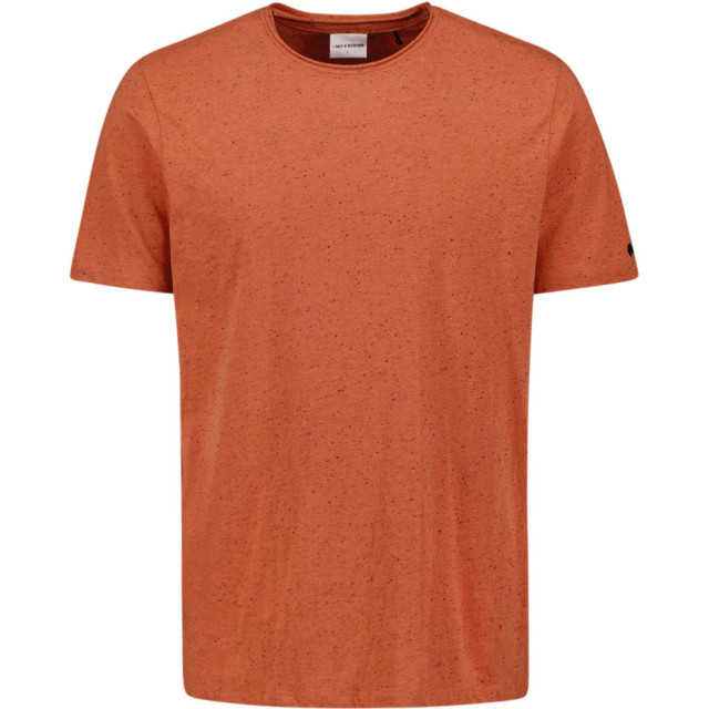 No Excess T-shirt korte mouw ronde hals melange melon 23350359SN-191 large