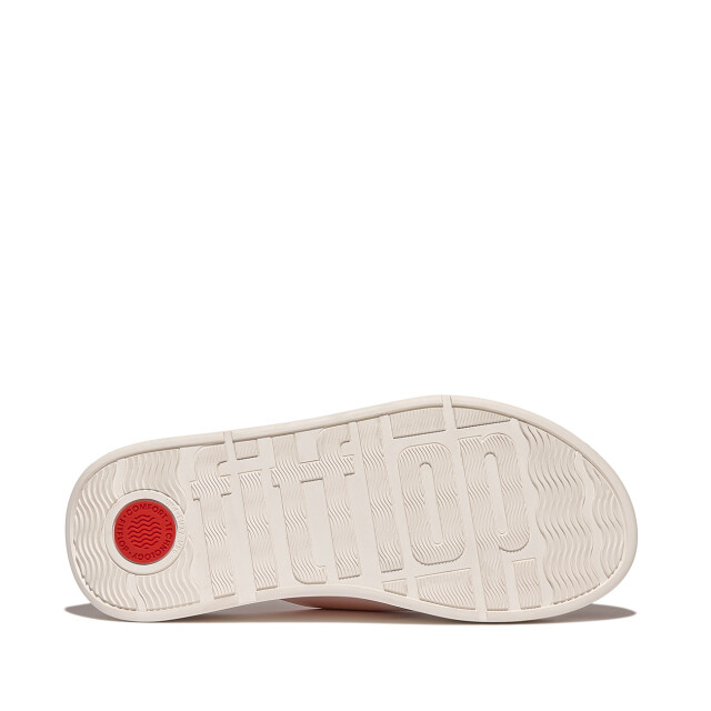 FitFlop F-mode leather flatform cross slides FW5 large