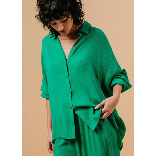 Grace & Mila Oversized blouse market Groene oversized blouse Market  large