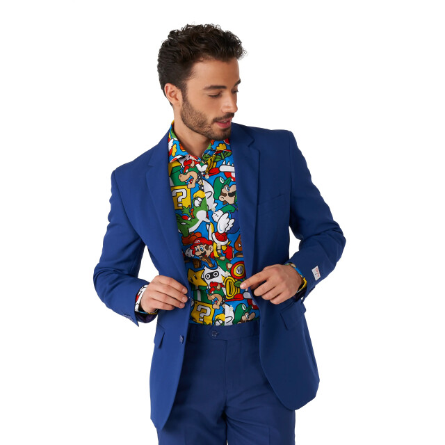 OppoSuits Shirt ls super mario™ OSSM-0028 large