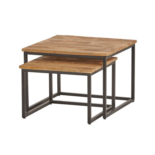 Nijwie Cuba vierkante salontafel, set van 2, medium 2882221 large