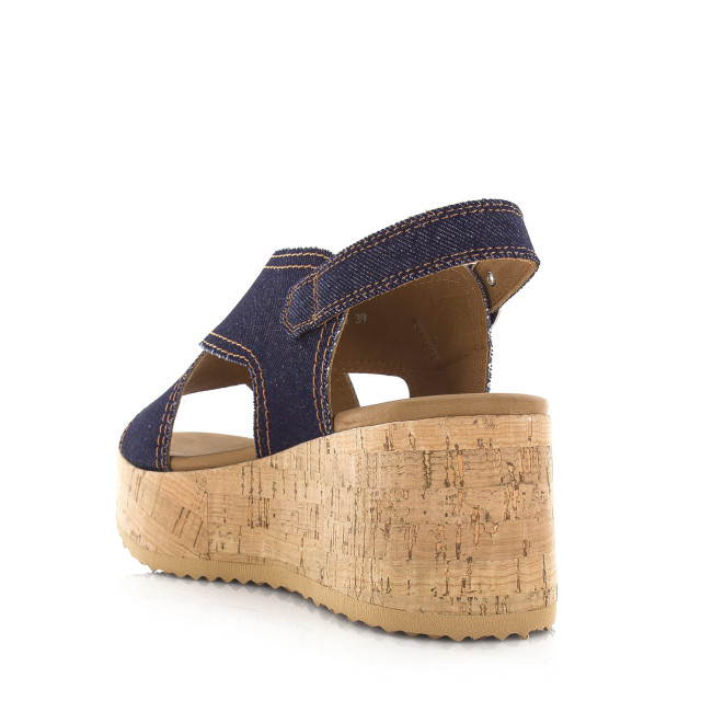 VIA VAI Sissel capri | denim sandalen sleehak sandalen met hak dames 62080-01-603 large