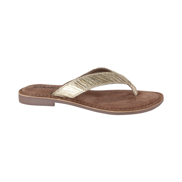 Lazamani 75479 gold dames slippers Lazamani 75479 GOLD large